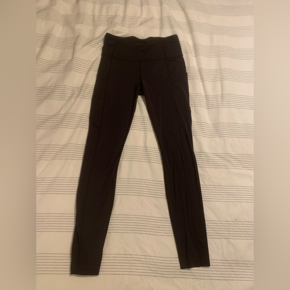 Lululemon leggings, black, size 6, 28”